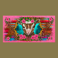 Western Baby Boer Goat Pink Flowers Serape Leopard Pink Glitter Patter Premium Hoodie | Teevron
