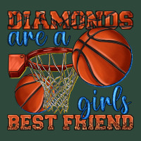 Diamonds Are A Girls Best Friend Basketball Zipper Hoodie | Teevron