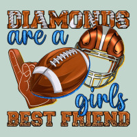 Diamonds Are A Girls Best Friend Football Zipper Hoodie | Teevron