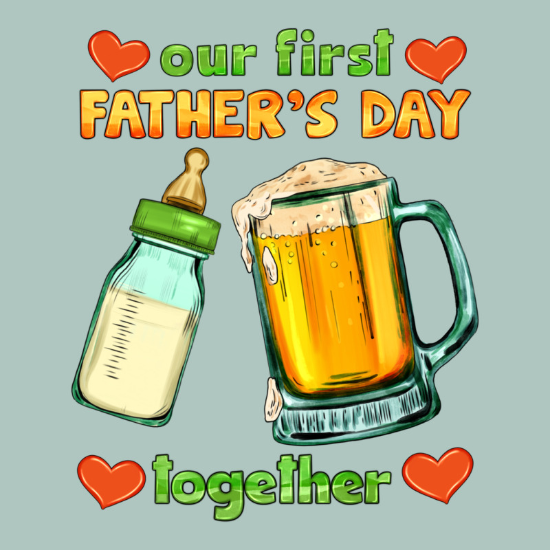 Our First Father's Day Together Premium Sweatshirt by HRA Design Shop | Teevron