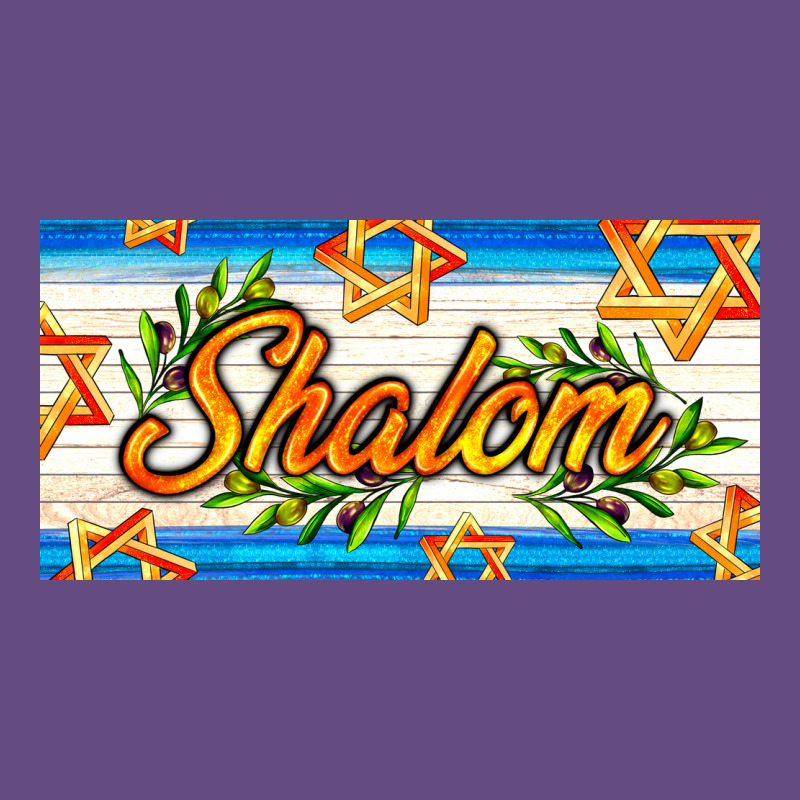 Shalom With Olive Branch Vintage Hoodie by AdoDesignShop | Teevron