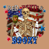 Red White Boozy 4th Of July Heavyweight Hoodie | Teevron