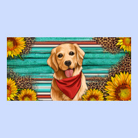 Golden Retriever License Plate Urban Heavy Tee | Teevron