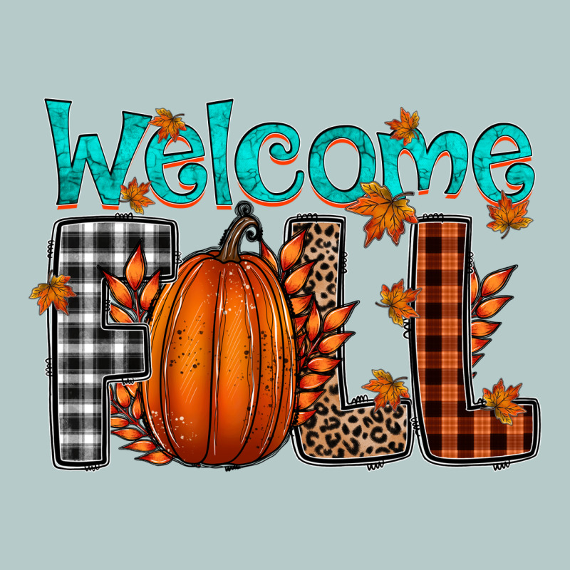 Welcome Fall Heavy Core Tee by CowhideDigitalArt | Teevron