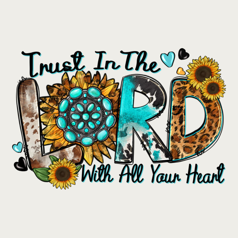 Trust In The Lord With All Your Heart Zipper Hoodie by Zillion Design Studio | Teevron