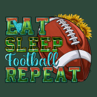 Eat Sleep Football Repeat Zipper Hoodie | Teevron
