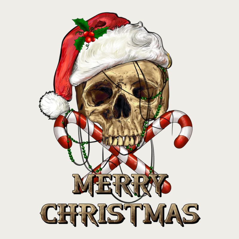 Merry Christmas Skull Zipper Hoodie by RanaPortraitStore | Teevron