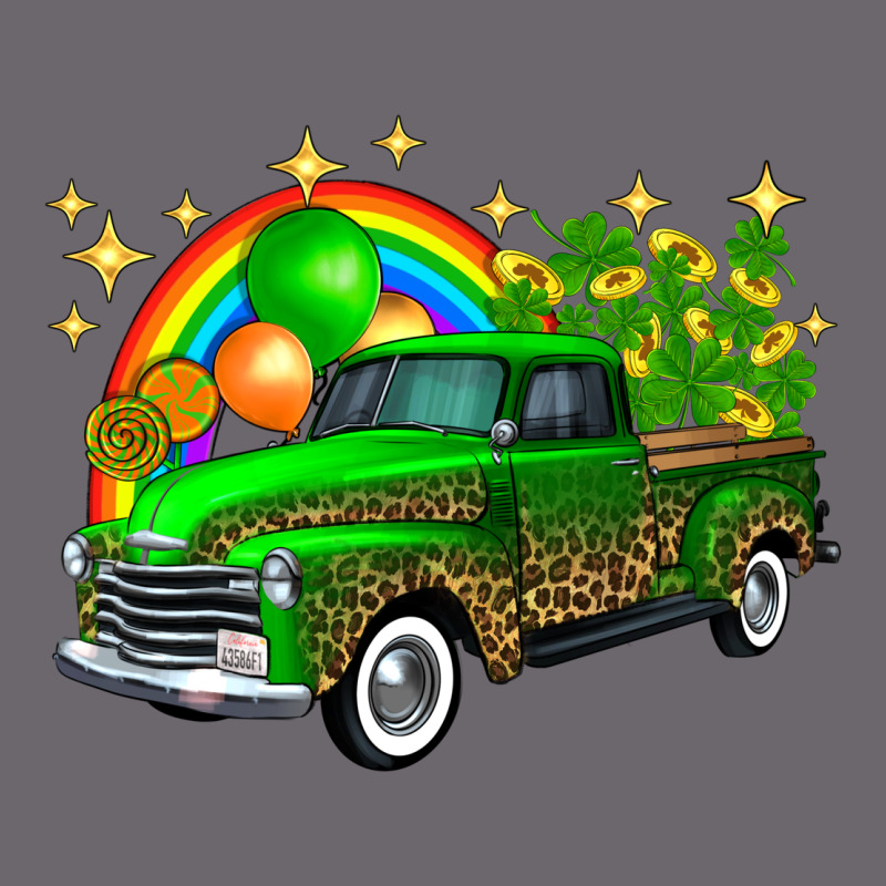 St Patricks Shamrock Gold Rainbow Balloon Candy Truck Premium Sweatshirt by FaDigitalArtStudio | Teevron