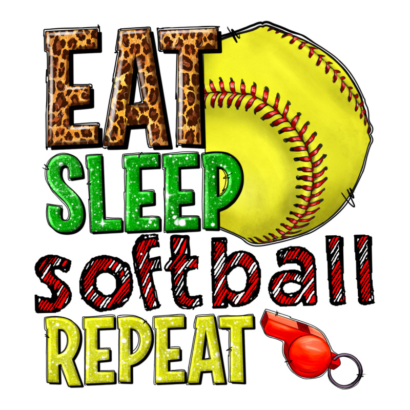 Eat Sleep Softball Repeat Zipper Hoodie by texasbilliewilder | Teevron