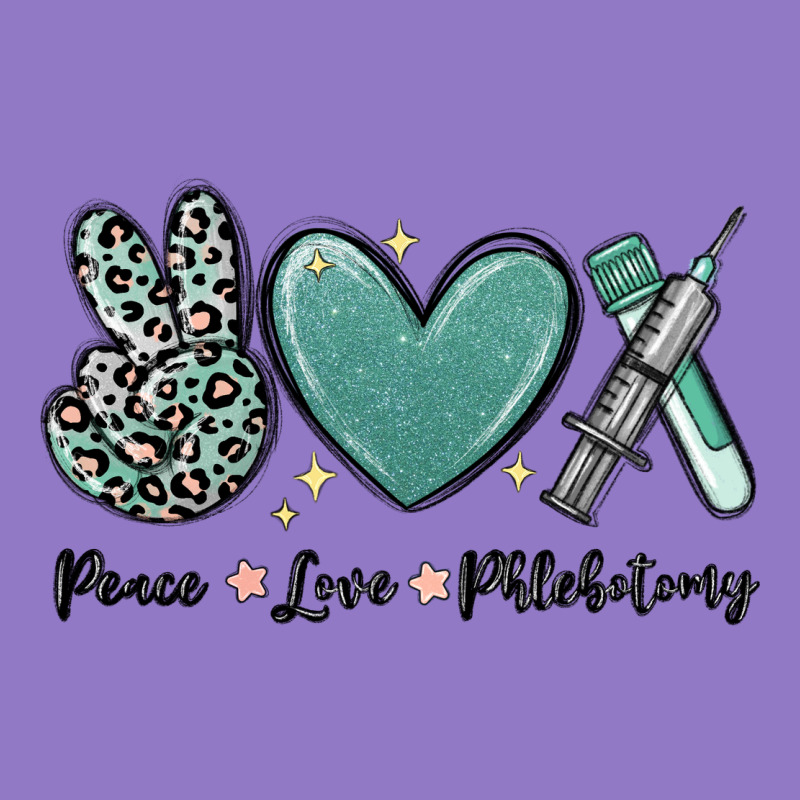 Peace Love Phlebotomy Urban Hoodie by MaliasSmallBusiness | Teevron