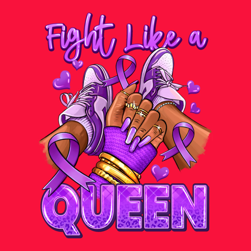 Fight Like A Queen Lupus Awareness Afro Girl Sneak Classic Tee by RanaPortraitStore | Teevron
