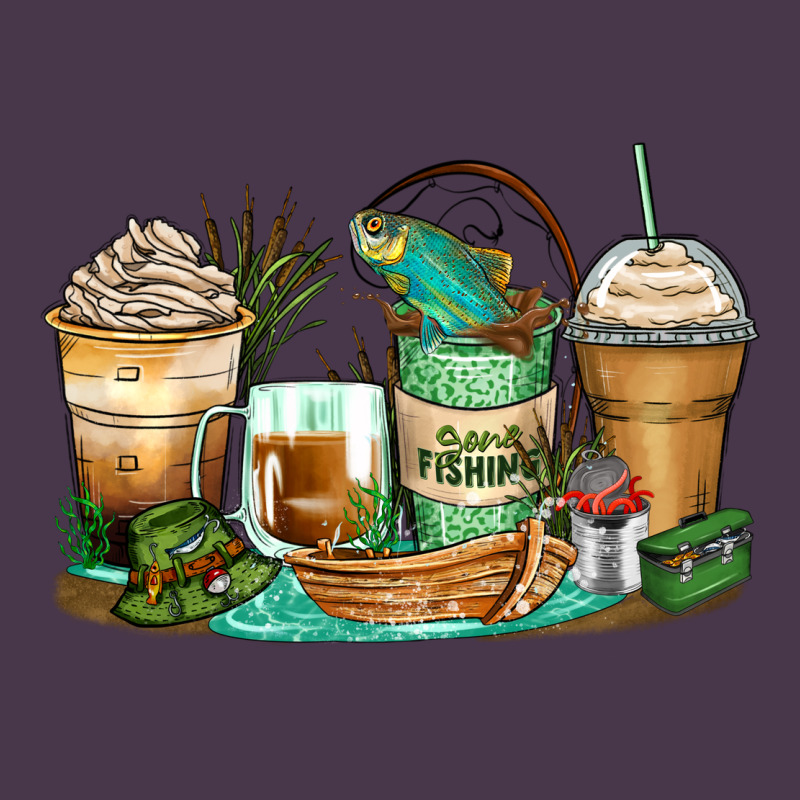 Fishing Coffee Cups Heavyweight Hoodie by Zillion Design Studio | Teevron