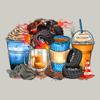 Monster Truck Coffee Cups Heavyweight Hoodie | Teevron