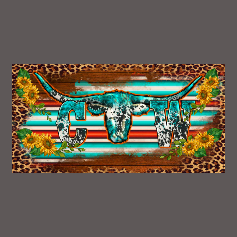 Western Howdy Cowgirl Leopard Serape   License Plate Template Premium Hoodie by BarkalooDesign | Teevron