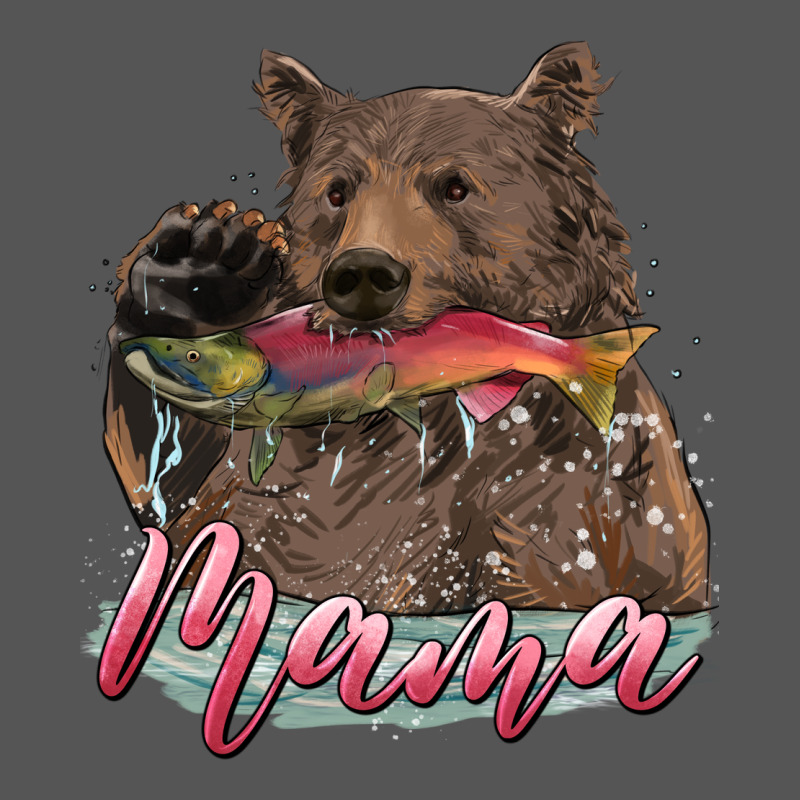 Mother's Day Mama Bear Hunting Fish Zipper Hoodie by RanaPortraitStore | Teevron