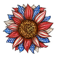 American Flag Sunflower | Teevron