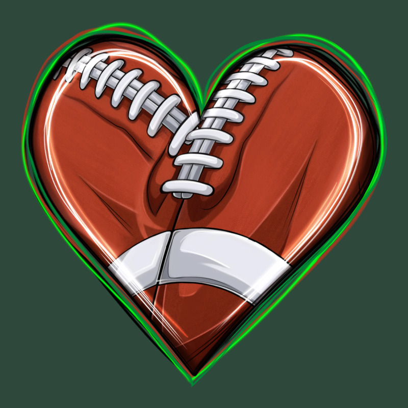 Football Heart Zipper Hoodie by texasbilliewilder | Teevron