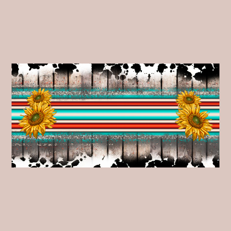 Western Cowhide Serape Sunflower Mama License Plate Premium Hoodie by BarkalooDesign | Teevron