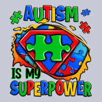Autism Is My Superpower Ripped Shirt Heavyweight Hoodie | Teevron