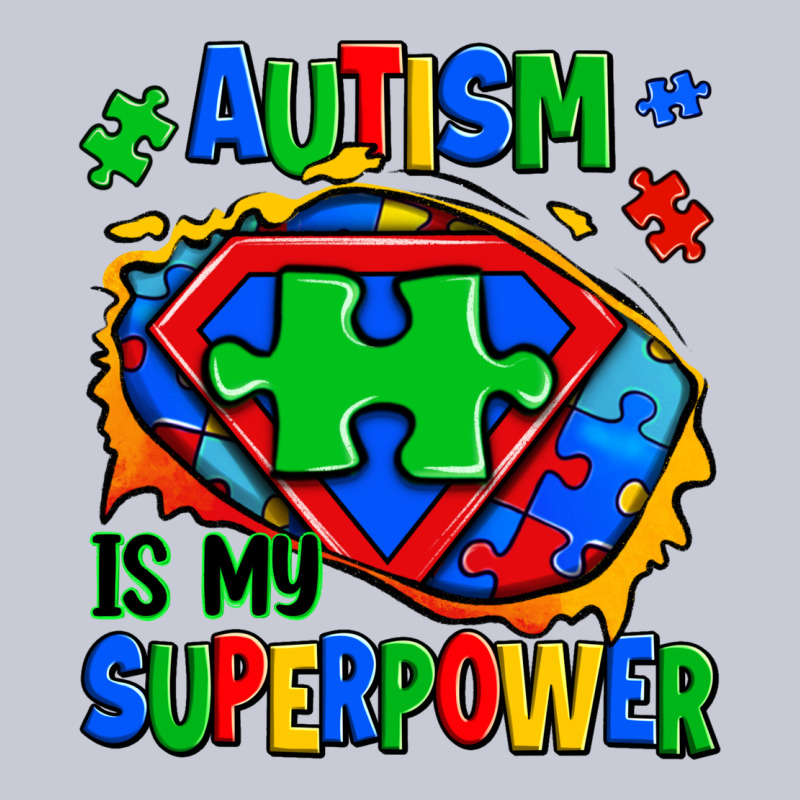 Autism Is My Superpower Ripped Shirt Heavyweight Hoodie by Zillion Design Studio | Teevron