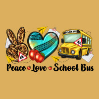 Peace Love School Bus Premium Hoodie | Teevron