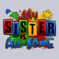 My Sister Is Ausome Autism Heavyweight Hoodie | Teevron