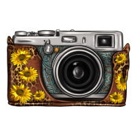 Sunflower Leopard Vintage Camera Premium Sweatshirt | Teevron