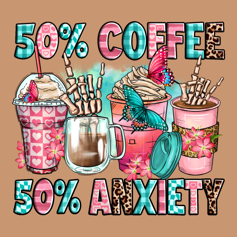 50 Coffee 50 Anxiety Coffee Cups Heavyweight Hoodie by Zillion Design Studio | Teevron