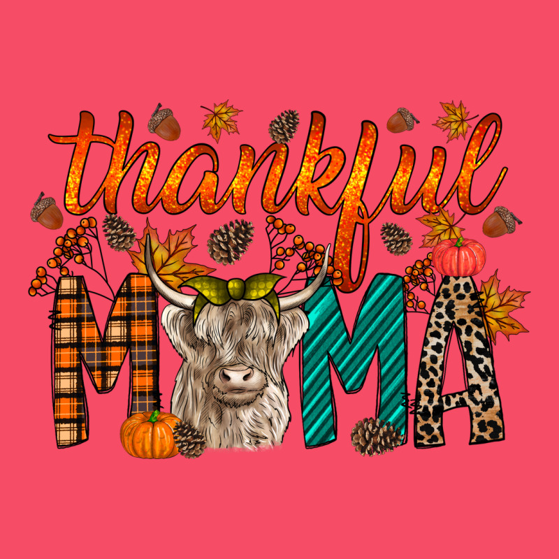 Thankful Mama Highland Cow Premium Sweatshirt by RacoonDesign | Teevron