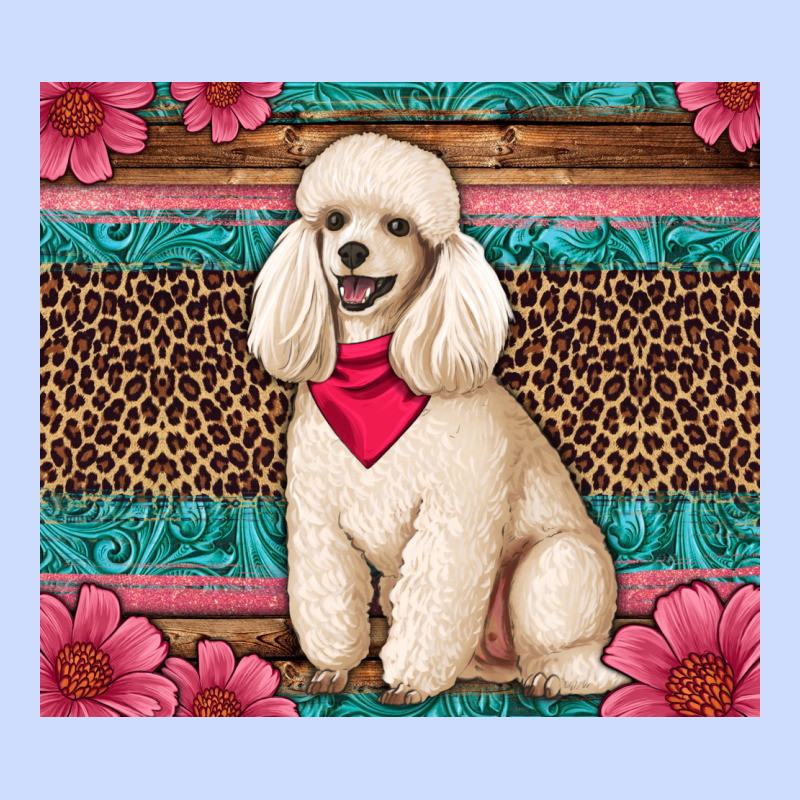 Standart Poodle Floral Urban Heavy Tee by Artiststas | Teevron