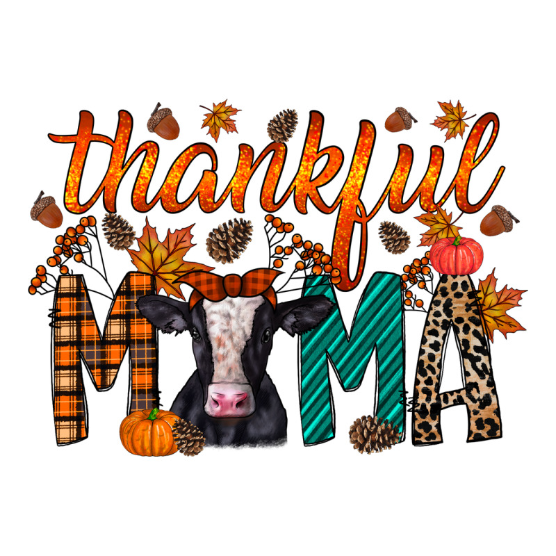 Thankful Mama Holstein Cow Premium Sweatshirt by RacoonDesign | Teevron