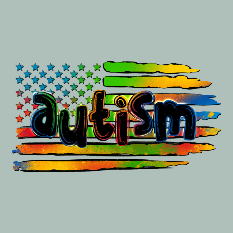 Autism American Flag Heavyweight Hoodie by Zillion Design Studio | Teevron