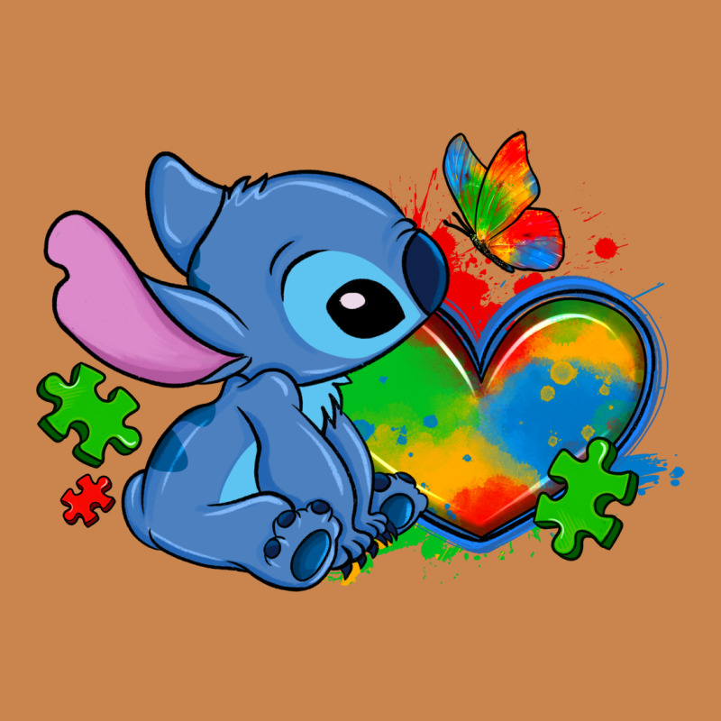 Autism Stitch Heart Heavyweight Hoodie by Zillion Design Studio | Teevron