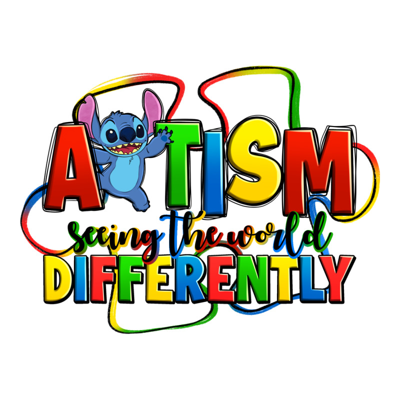Autism Stitch Seeing The World Differently Heavyweight Hoodie by Zillion Design Studio | Teevron