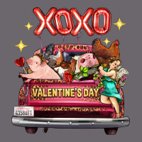 Valentine's Day Truck Farm Animals Cupid Xoxo Premium Sweatshirt | Teevron