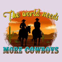 The World Needs More Cowboys Classic Tee | Teevron