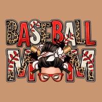 Baseball Mom Messy Bun Heavyweight Hoodie | Teevron