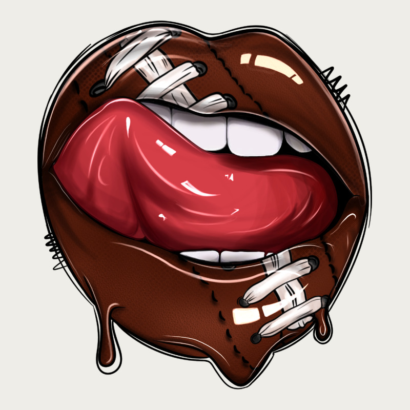Sports Lips American Football Zipper Hoodie by texasbilliewilder | Teevron