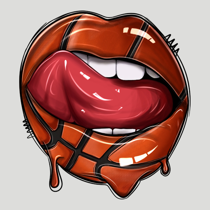 Sports Lips Basketball Zipper Hoodie by texasbilliewilder | Teevron