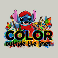 Color Outside The Lines Autism Stitch Heavyweight Hoodie | Teevron