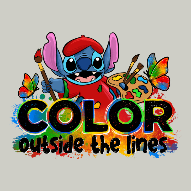 Color Outside The Lines Autism Stitch Heavyweight Hoodie by Zillion Design Studio | Teevron