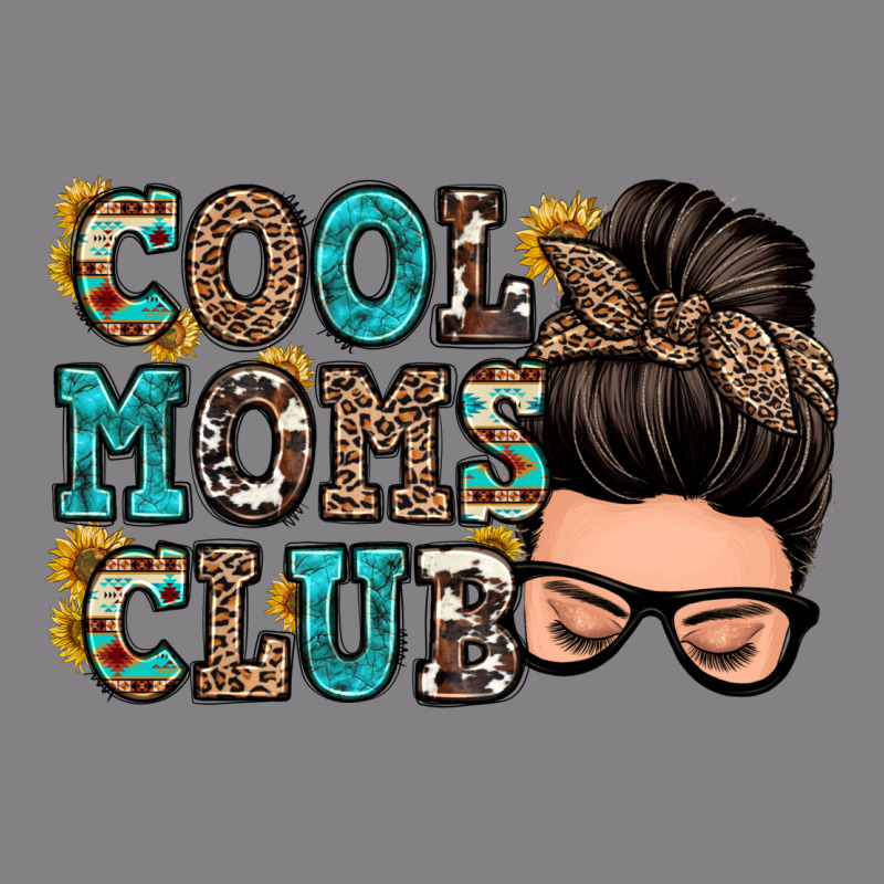 Cool Moms Club Messy Bun Heavyweight Hoodie by Zillion Design Studio | Teevron