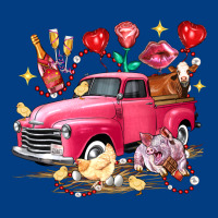 Valentine's Day Truck Farm Animals Premium Sweatshirt | Teevron