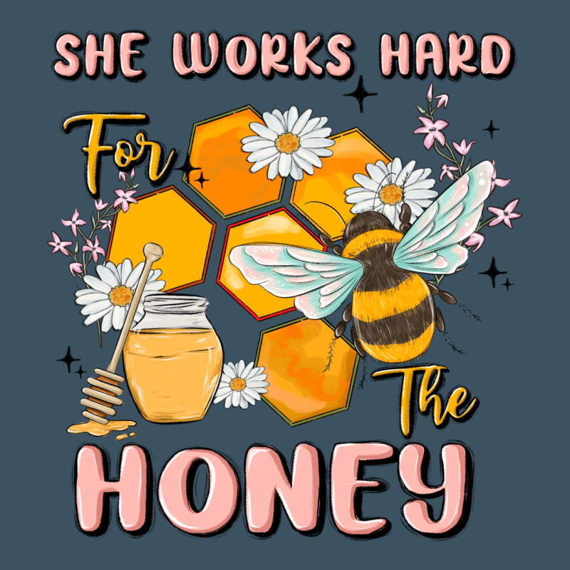 She Works Hard For The Honey Urban Hoodie by MaliasSmallBusiness | Teevron