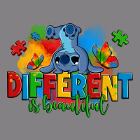 Different Is Beautiful Autism Stitch Heavyweight Hoodie | Teevron