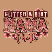 Glitter And Dirt Mama Of Both Girls Heavyweight Hoodie | Teevron