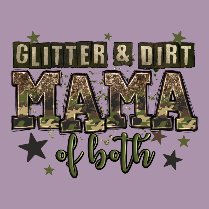 Glitter And Dirt Mama Of Both Heavyweight Hoodie by Zillion Design Studio | Teevron