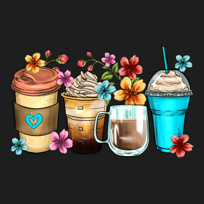 Flowers With Coffee Classic Tee by Zillion Design Studio | Teevron