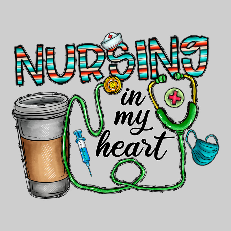 Nursing İn My Heart Premium Sweatshirt by CowhideDigitalArt | Teevron
