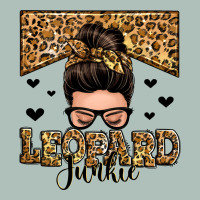 Leopard Junkie Messy Bun Heavyweight Hoodie | Teevron